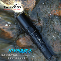 TANK007日常便携爬山徒步进口LED强光铝合金防水手电筒探客TK18