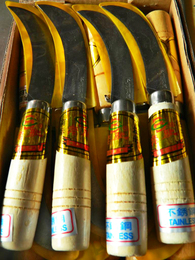 菠萝削皮刀/菠萝刀器/割小白菜弯刀 香蕉刀水果刀/橡胶刀挖野菜刀
