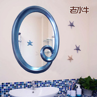 简约现代特价韩式田园防水壁挂镜简欧装饰镜浴室镜卧室镜卫浴镜子