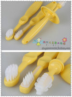 正品小鸡卡迪KD-3066婴儿宝宝儿童训练牙刷组3支装 6-24个月适用
