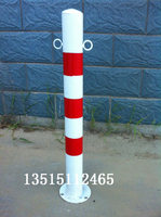 固定路桩 警示柱 红白路桩 铁质路桩 红白警示柱 分道柱 带耳朵