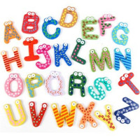 26个英文字母冰箱贴 强力磁铁冰箱贴 宝宝早教玩具实用家居