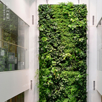 高级定制高档仿真花挂画壁画壁挂绿化墙垂直仿真植物墙橱窗室内绿