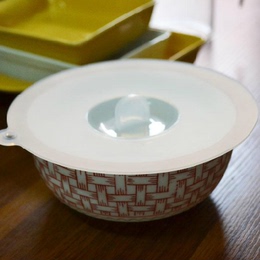 日本科美 硅胶杯盖 无毒茶杯盖 万能保温防尘碗盖子水杯子盖