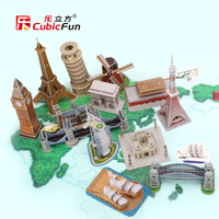 乐立方袖珍系列款世界名建筑立体拼图 儿童创意趣味礼物益智玩具