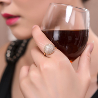 KUQIQ 戒指 女 食指 情侣 对戒食 时尚银色 玫瑰金色 韩国  圆形