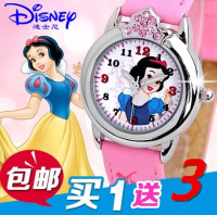正品迪士尼儿童手表 女孩韩国时尚卡通皮带米奇表 女童小学生手表