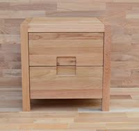 英式床头柜 100%实木进口橡木清漆