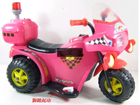 儿童电动车儿童电动摩托车警察巡逻车童车可座人宝宝玩具车电瓶车