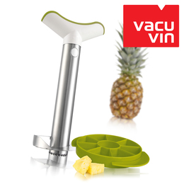 进口荷兰Vacu Vin正品菠萝刨 不锈钢菠萝器去皮器 取瓤器(中号)