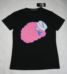 【神经衰弱】Naurasthenic 大脑设计LOGO款 T恤 黑色
