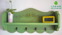 【三月乡村风】田园地中海风格/手绘家具装饰挂柜挂物柜机顶盒柜