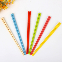 密胺树脂防滑筷 创意糖果色五彩色筷子 餐具套装 24cm耐高温