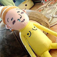 搞笑屎伯公仔布娃娃人形睡觉抱枕毛绒玩具玩偶生日礼物男生大便男