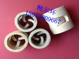 陶瓷鲍尔环、鲍尔环、鲍尔环填料、规格25/38/50mm