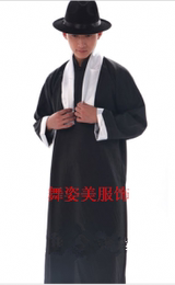 上海滩男子服装 许文强同款服装 长衫大褂 民国五四青年装包邮