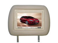 正品 车载头枕显示屏 通用汽车头枕显示器7寸两路视频DVD/电视