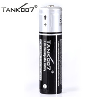 TANK007探客手电电池 18650锂电池led强光充电3.7V大容量带保护板