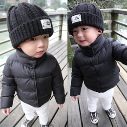 童装男童棉衣外套冬装新2015韩版新款冬季儿童短款加厚棉服棉袄潮