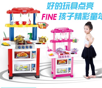 超市儿童购物车过家家玩具宝宝手推车女孩厨房做饭蔬菜水果套装