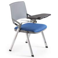 厂家直销时尚优质多功能培训椅 带写字板会议培训椅 学生培训椅