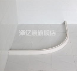 浴室挡水条木塑精品弧形挡水条 一字型直线挡水条  尺寸可定做