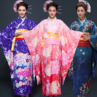 日本和服女cos和服正装日本浴衣和服动漫写真改良版制服酒吧和服