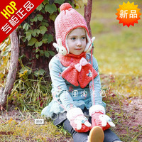 14新款/航空韩国进口正品可爱小兔冬款保暖儿童/宝宝 护耳帽 帽子