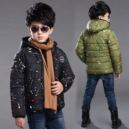 童装冬装2015新款男童棉衣外套短款韩版中大童儿童棉服加厚棉袄潮