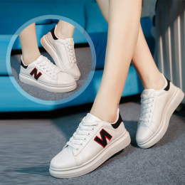 2015秋季女鞋韩版运动休闲鞋板鞋厚底学生鞋跑步平跟单鞋小白鞋潮