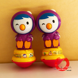 出口韩国散装小企鹅 陀螺玩具 宝宝玩具 儿童陀螺亲子玩具 瑕疵