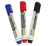 正品得力deliS502可擦白板笔可加墨水黑/红/ 蓝 多色物流教学专用