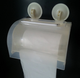 卫生间防水溅纸巾盒架塑料厕纸盒吸盘免打孔厕所卫生纸盒卷纸盒