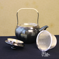 日本原装进口熏银茶壶 全手工精致工艺制作收藏送礼佳品特价优惠