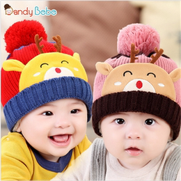 婴儿帽子6-12个月男女宝宝帽子秋冬季0-1-2岁冬天小孩帽子儿童帽