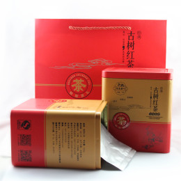 小叶古树红茶400g罐装礼盒 包邮特级云南滇红茶叶生态有机功夫茶