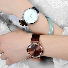 5折瑞士超薄手表防水皮带表潮流商务石英表女士腕表品质手表国表