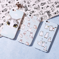 米奈 iphone6手机壳猫咪硅胶苹果6s保护套可爱日韩plus简约六壳