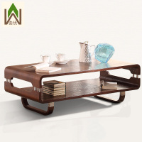 创意茶几实木小户型简约现代宜家客厅沙发北欧长方形中式时尚茶几