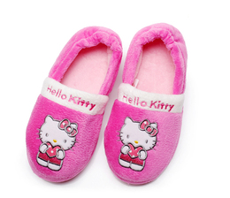 Hello Kitty正品秋款儿童鞋 家居鞋 棉鞋保暖舒适 松紧束口保暖鞋
