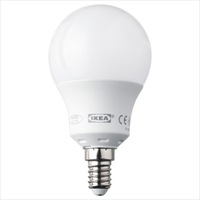 宜家代购 里代尔 LED灯泡 E14 可调光的 节能灯泡 6.3瓦/400流明