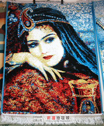 包邮新疆风情民族人物艺术挂毯画 客厅壁毯壁挂壁画餐厅装饰礼品