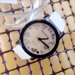 EXO新款韩式时尚潮流喝水起床学生男士女士正品皮带白色手表包邮