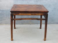 古董古玩怀旧明清古典家具中式木艺收藏包老保真老方桌桌子3587