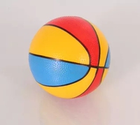 儿童运动小蓝球　三色6寸彩绘球　充气玩具　环保加厚球