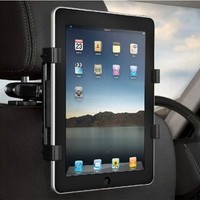 iPad5 4 3平板电脑车载支架 汽车后座支架mini2  7到11寸通用配件