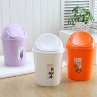 分类垃圾桶欧式创意时尚家用厨房卫生间垃圾筒 摇盖式收纳桶篓