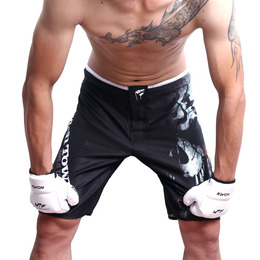 新款男士春夏季MMA UFC泰拳击服格斗散打薄款 健身运动短裤潮包邮
