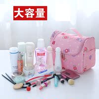 木槿之恋大容量化妆包手提旅行洗漱包可爱便携化妆袋化妆品收纳包