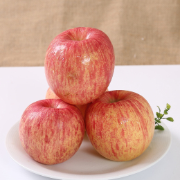 农家原生态万荣苹果水果特产山西运城新鲜红富士苹果纯天然